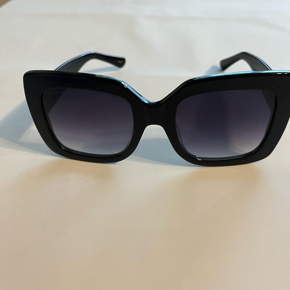 Gucci Oversized Rectangle Acetate Sunglasses - image 1